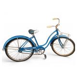 Vintage Blue Schwinn Co-Ed Bicycle