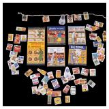 Vintage Miniature Cardboard Advertising Cutouts