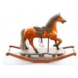Antique Rocking Horse with Saddle