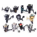 11 Vintage Fishing Reels, Abu Garcia, Daiwa