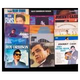 Elvis Presley, Johnny Cash, & Other Vinyl Records