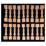 Birch Wooden Balusters