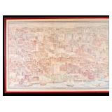 1971 Philadelphia Commemorative Print / Map