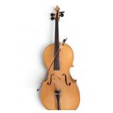 Vintage Unfinished Cello, Case, & LaSalle Bow