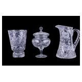 Vintage Cut Crystal Pitcher and More