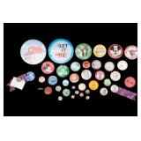 Vintage Pinback Button Collection