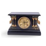 Antique Gilbert Time & Strike Mantle Clock