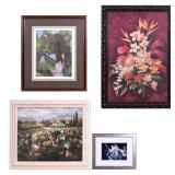 Floral Themed Decorative Artwork