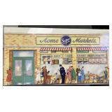 Vintage Acme Super Markets Folding Play Store