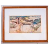 Frank Lloyd Wright "Fallingwater" Print Repro.