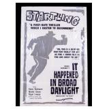 Original 1960 It Happened in Broad Daylight Poster