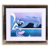 Large Contemporary Figural Signed Print