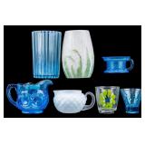 Mid Century Colored Glass
