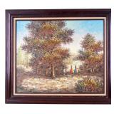 Alen Walter Impressionist Oil on Canvas