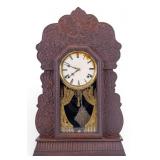 Antique Gilbert Navy Gingerbread Mantle Clock