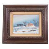 Yazzie, J. (1945-2021) "Navajo Winterland" O/c