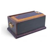 Painted Sliding Lid Candle Box