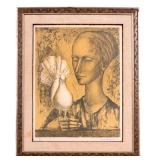 Pierre Henry (French 1924-2015) Signed Print