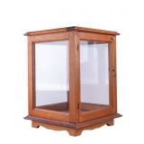 Oak Square Display Case