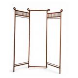 Antique Tri-Fold Partition Screen Frame