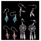 Native American Sterling Earrings