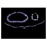Amethyst and Other Necklaces