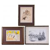 3 Framed Prints