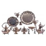 Victorian Style Silverplated Serving Pieces & More