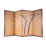 Japanese Four-Panel Folding Screen