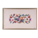 Floral Needlepoint Embroidery