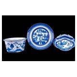 3 Mottahedeh Vista Alegre Canton Serving Pieces