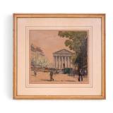 T.F. Simon "The Madeline, Paris" Signed