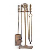 Mid Century Cast Iron Fireplace Tool