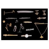 Anson, Kinney, Swank, Sarah Cov, Tie Clips/Pins