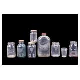 Vintage Glass Food Containers (8)
