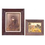 Ivan Lenker (20th C) and Another Oil on Canvas