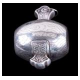 Japanese Silver Daikoku Lucky Mallet Bell Charm