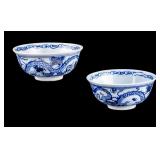 Chinese Blue and White Porcelain Bowls