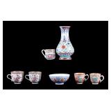 Early Chinese Famille Rose and Verte Porcelain