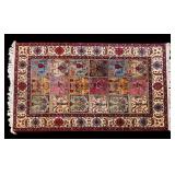 Pictorial Wool Area Rug ~ 5.75