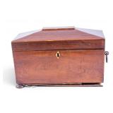 Late 19th Century English Rosewood Tea Caddy