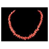 Graduated Coral Necklace