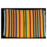 Mexican Serape Multicolored Blanket