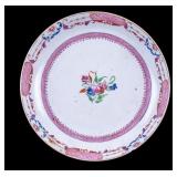 Early Antique Chinese Export Famille Rose Plate