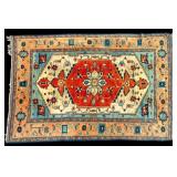 Persian Floral Wool Rug ~7