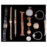 Elgin, Hamilton, and Other Wrist & Pocket Watches