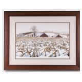 Winter Landscape by Ronald Ferree (Am 20th C)