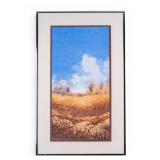 Terry Maxwell 1983 "Golden Landscape" W/C