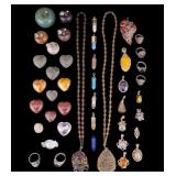 Chinese Stone Paperweights, Pendants, and More