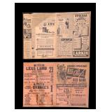 Big Chief Food Advertising Sheets Mid-20th C